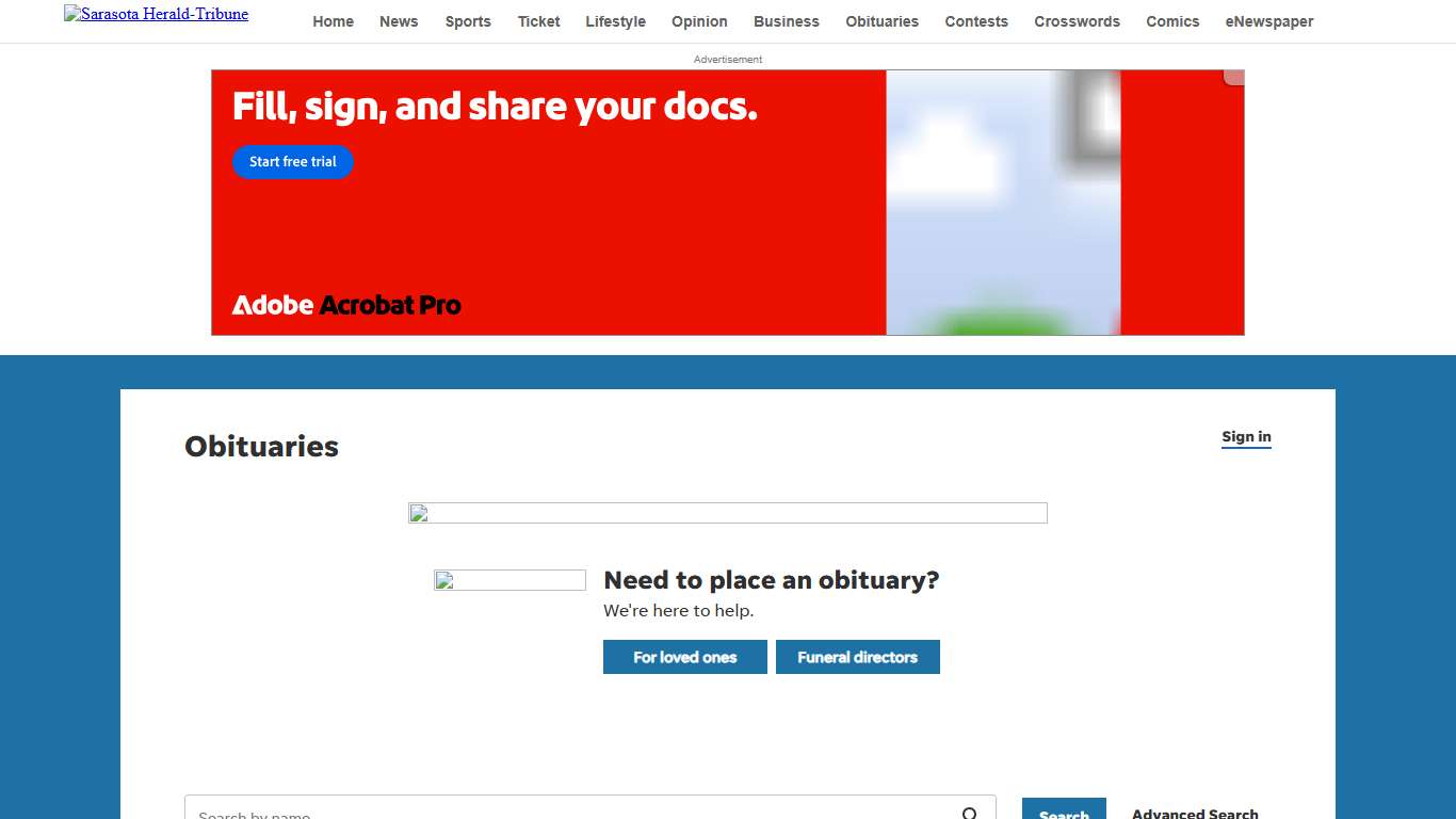 Obituaries in Sarasota, FL Herald Tribune